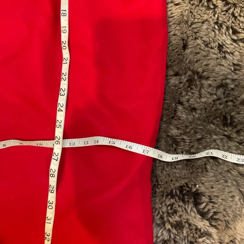 Women’s  Red Maxi Beaded  Open Low  Back Long Dress Size Small - Picture 8 of 10